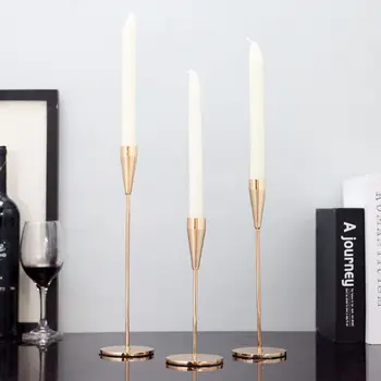 

3 Pcs Creative Candle Holder for Rod Wax Reusable Candlestick Desktop Ornaments Candlestand Festival Xmas Party Decor