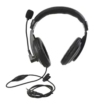 

Comfortable Walkie Talkie Headset K Plug Volume Control Lightweight Widely Compatible Over Head Headphone PTT MIC Earpiece