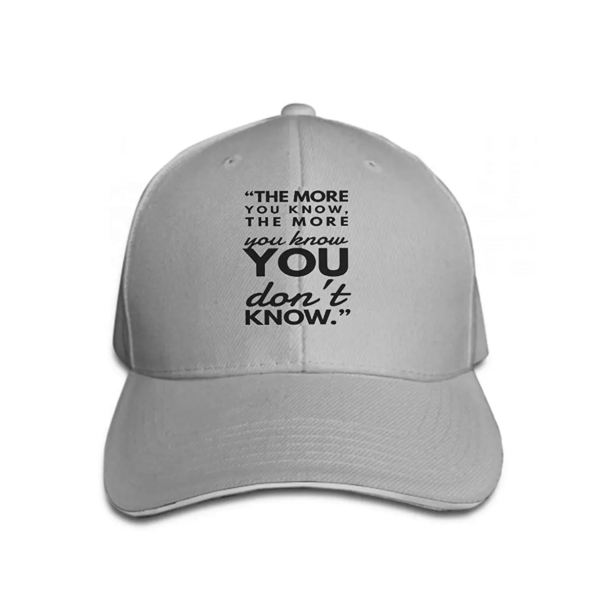 Классический унисекс бейсболка Регулируемая черный текст Типографика изолированный белый фон жизни вдохновляющие мотивационные цитаты плакаты