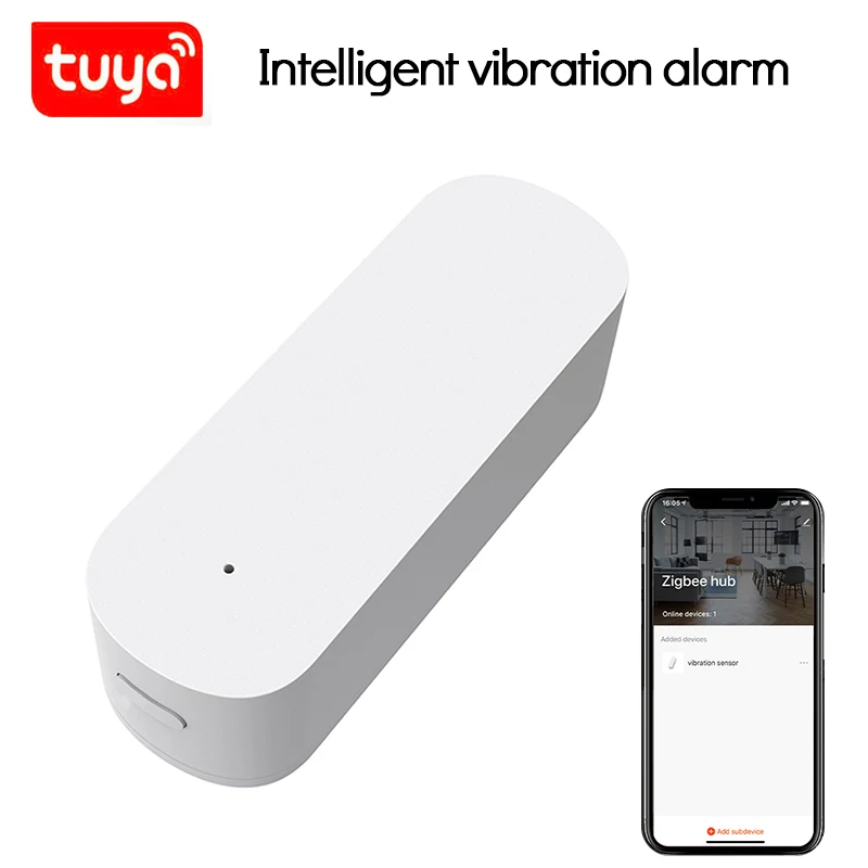 ZigBee Smart Wireless Door Magnetic Alarm Tuya APP Remote Control Window Vibration | Безопасность и защита