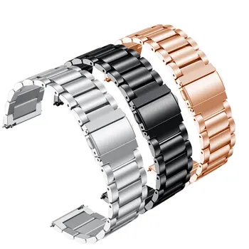 

PEIYI Stainless steel watch band black silver golden rose gold bracelet suitable for Samsung Galaxy Watch Gear Sport S4 S3 S2