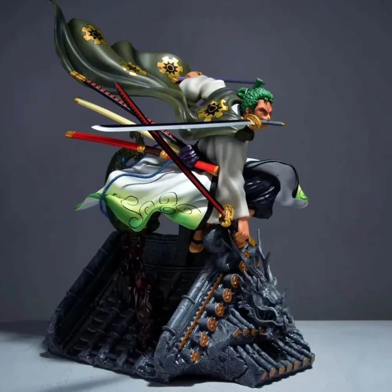 Новое цельное кимоно Roronoa Zoro GK статуя фигурка ПВХ Модель Аниме Коллекционная