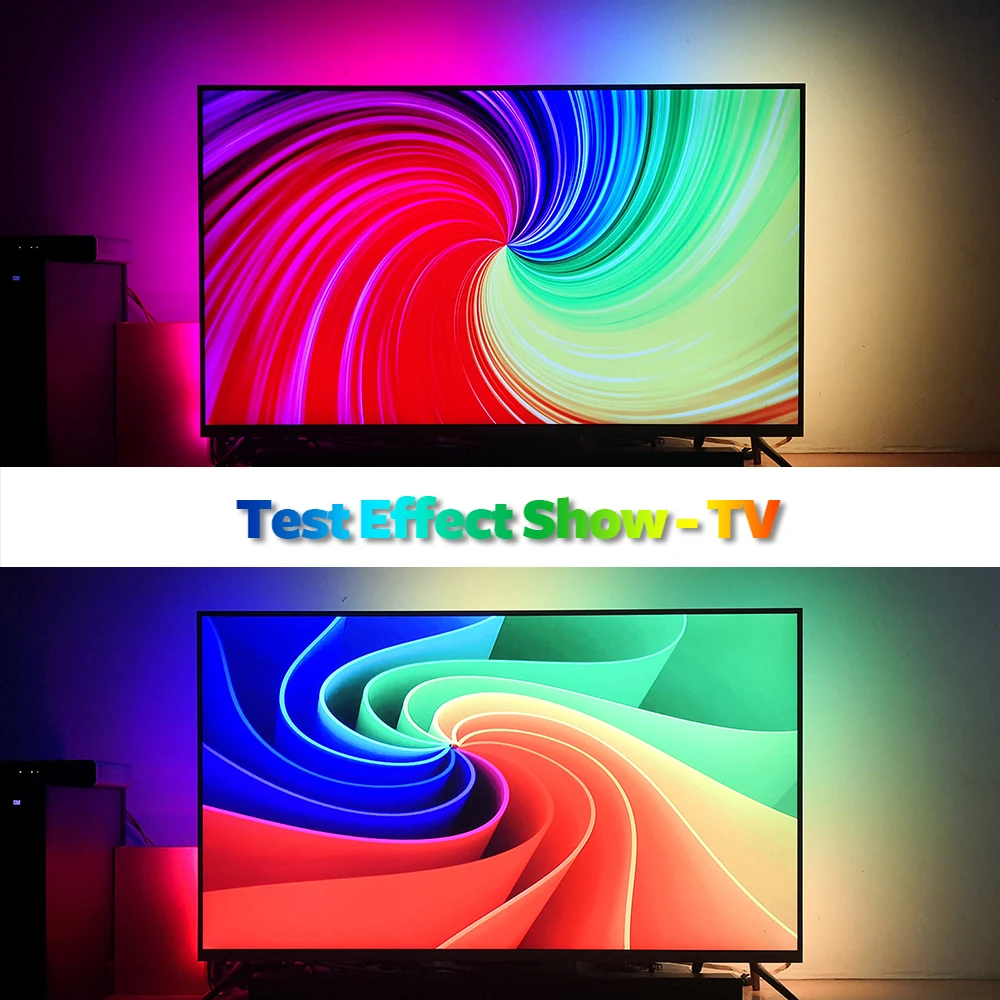 DIY Smart Светодиодные ленты s 1/2/3/4/5 м полный набор LED светильник лента HDTV компютера