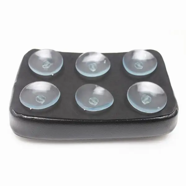 Rectangular Passenger Pad Seat 6 Suction Cup For  Dyna Custom Chopper