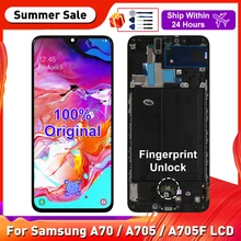 

ML1 Original For Samsung Galaxy A70 LCD Display A705F Screen Touch Digitizer For Samsung A705 A70 2019 Screen Replacement Parts