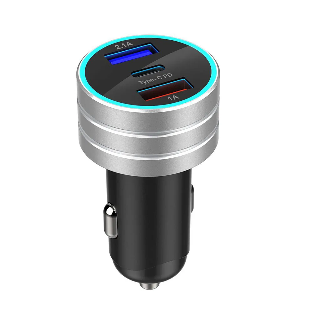 Автомобильное зарядное устройство прикуриватель двойной USB адаптер напряжение Разъем для Apple Phone