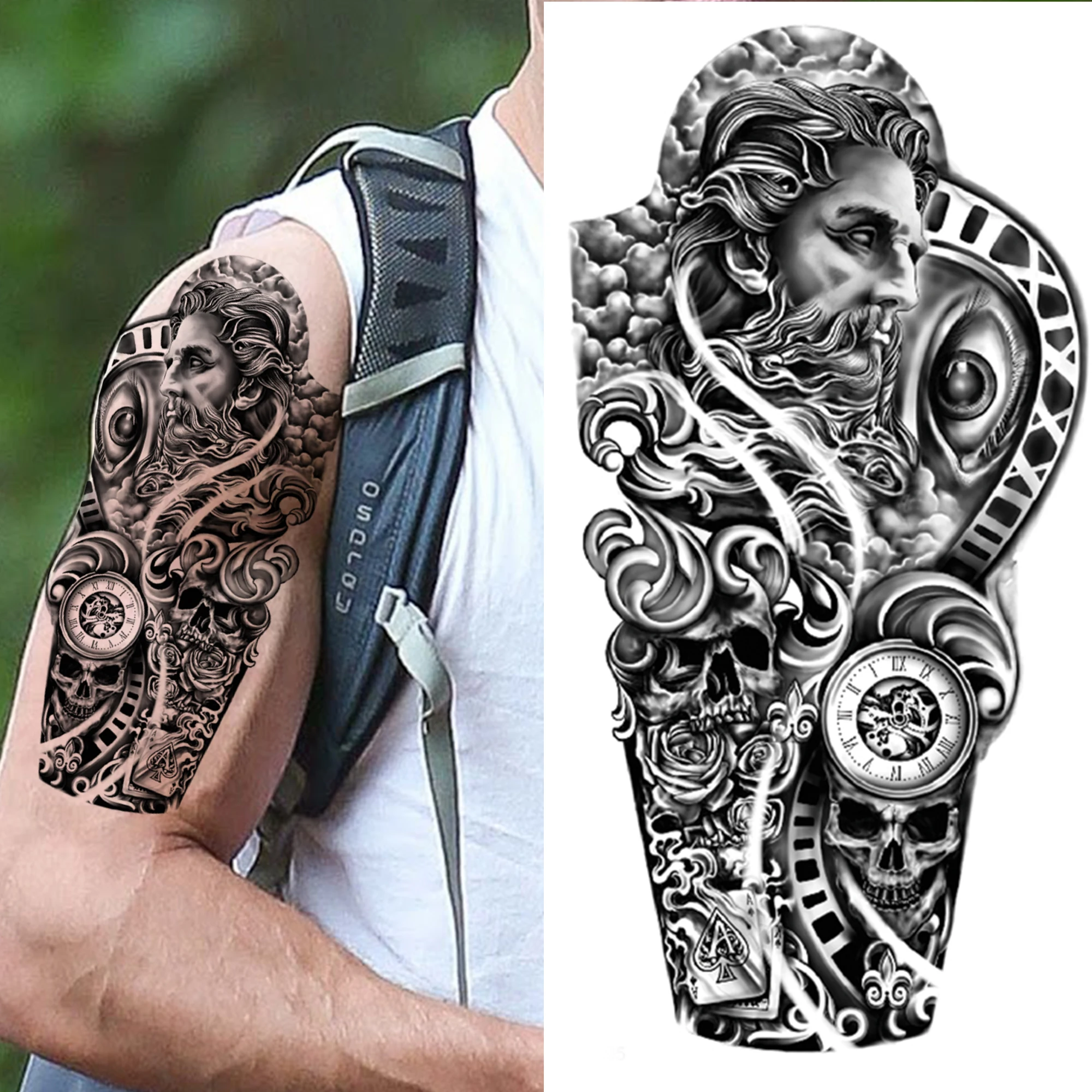 3d God Compass Temporary Tattoos For Men Adults Realistic Fake Lion King Tattoo Sticker Unique Forearm Half Sleeve Tatoo Armband Temporary Tattoos Aliexpress 3d God Compass Temporary Tattoos For Men Adults Realistic Fake Lion King Tattoo Sticker Unique Forearm Half Sleeve Tatoo Armband Temporary Tattoos Aliexpress
