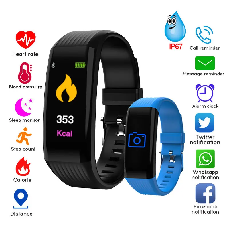 fitness watch with camera