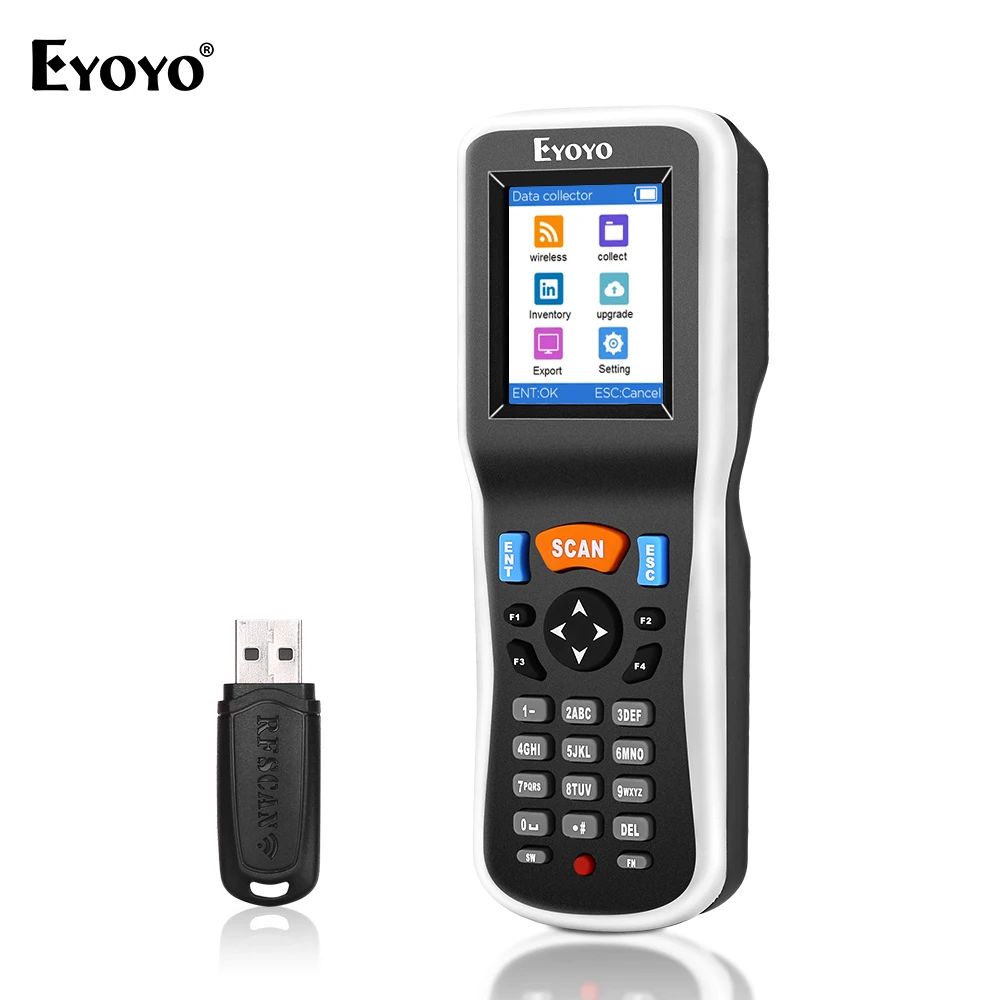 Ручной сканер штрих-кодов Eyoyo PDT6000 с USB-портом | Компьютеры и офис