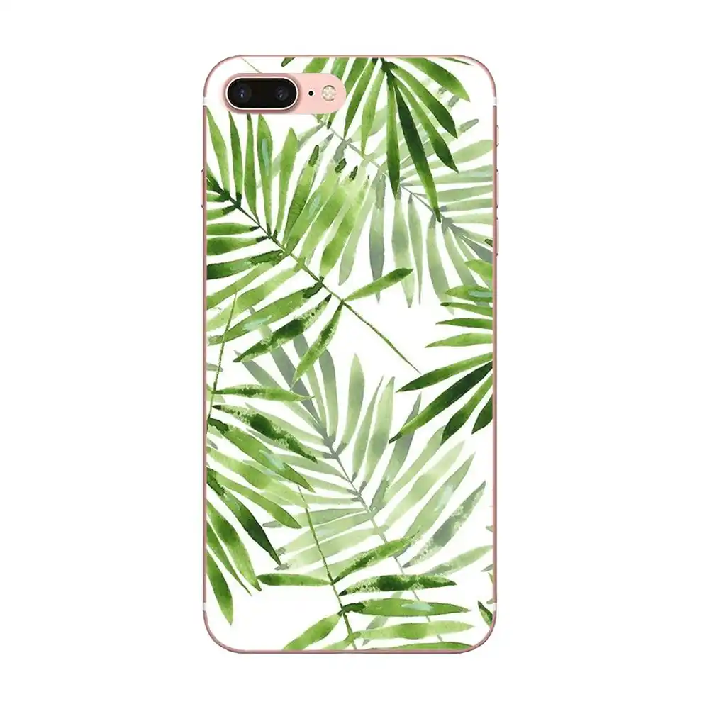 Tropical Leaf Wallpaper Edge Tpu Phone Case For Sony Xperia Z Z1 Z2 Z3 Z4 Z5 Compact Mini M2 M4 M5 T3 E5 Xa Xa1 Xz Premium Half Wrapped Cases Aliexpress
