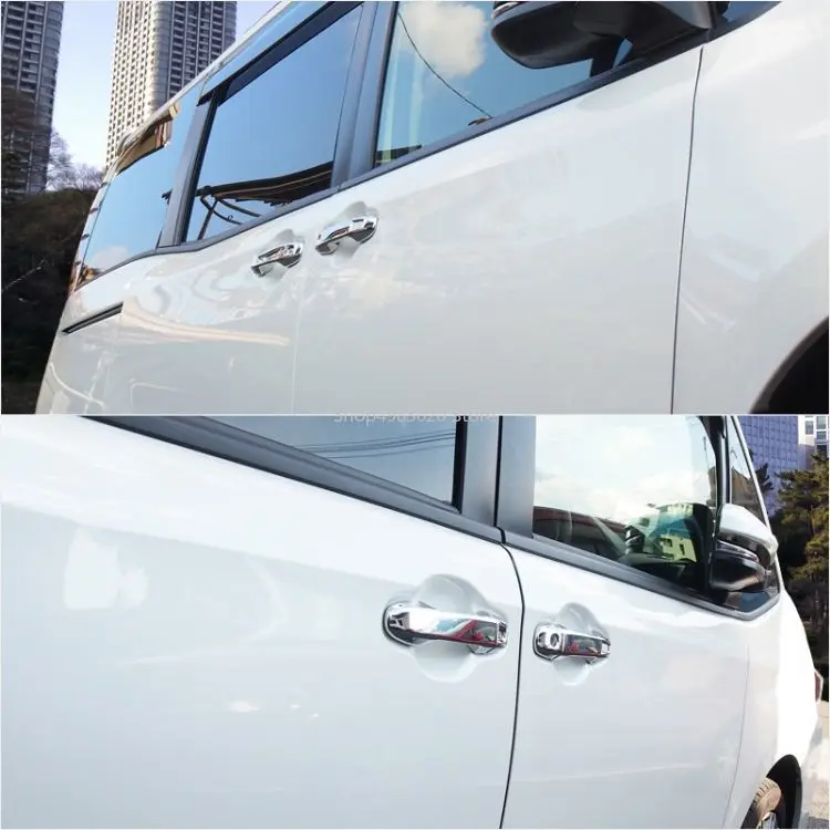 Хромированная крышка дверной ручки из АБС пластика для TOYOTA VOXY/Ноя R80 2018