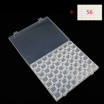 

28/56 Lattices Diamond Embroidery Cross Stitching Tool 5D Diamond Painting Accessories Boxes Storage Cases Home Storage