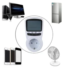 TS-1500 Elektronische Energy emeter ЖК-монитор подключаемый электросчетчик voor штепсельная вилка европейского стандарта для монитора