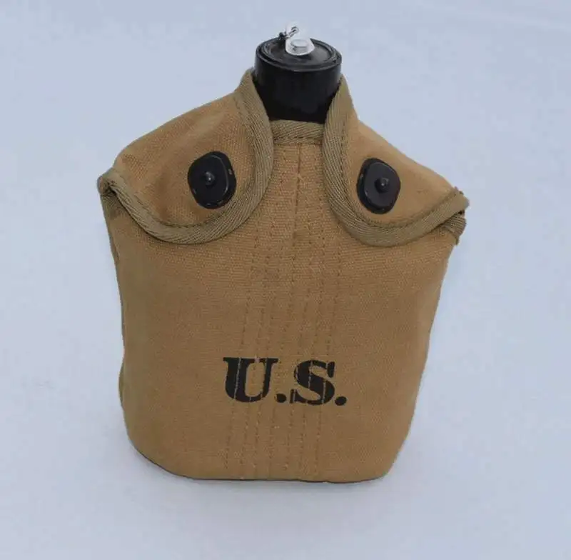 tomwang2012. WWII WW2 US ARMY USMC SOLDIER M1910 CANTEEN & COVER SET MILITARY CLASSICAL REPRO