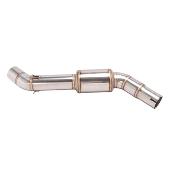 Escape Motorcycle Exhaust Mid Link Pipe Middle Connect Tube Stainless Steel Exhaust System For CFMOTO 650TR