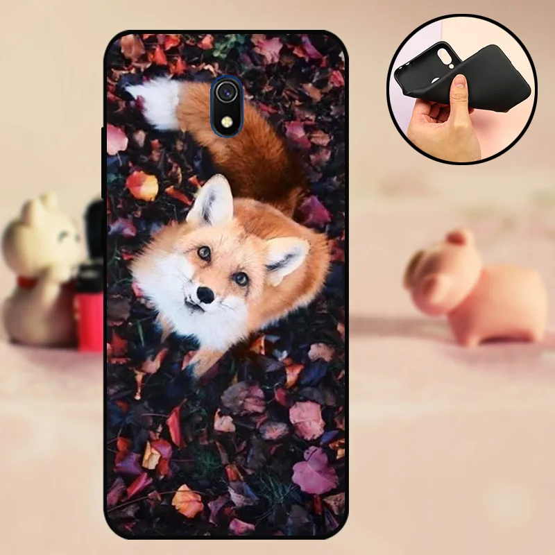 Untuk Xiaomi Redmi 8 Redmi 8A Kasus Silikon Lembut Funda untuk Xiaomi Redmi 8 8A 8 Hitam TPU Case 6.22 