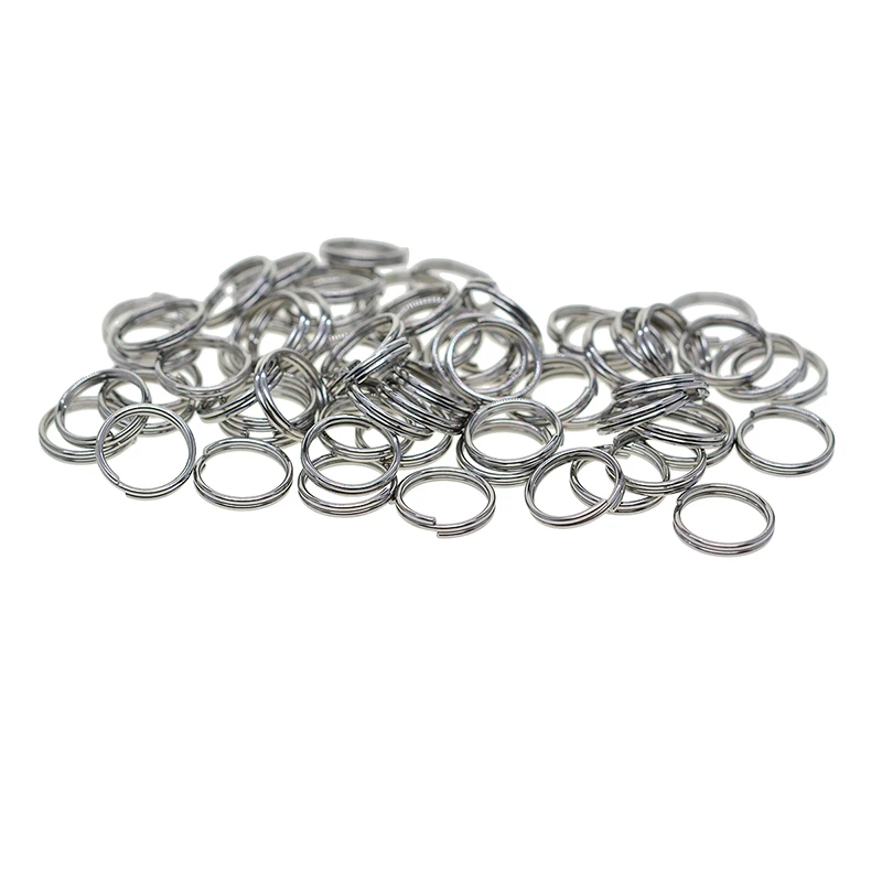 500pcs Round Split Rings Small Double Ring Jewelry Bag Luggage Crafts Making Kit