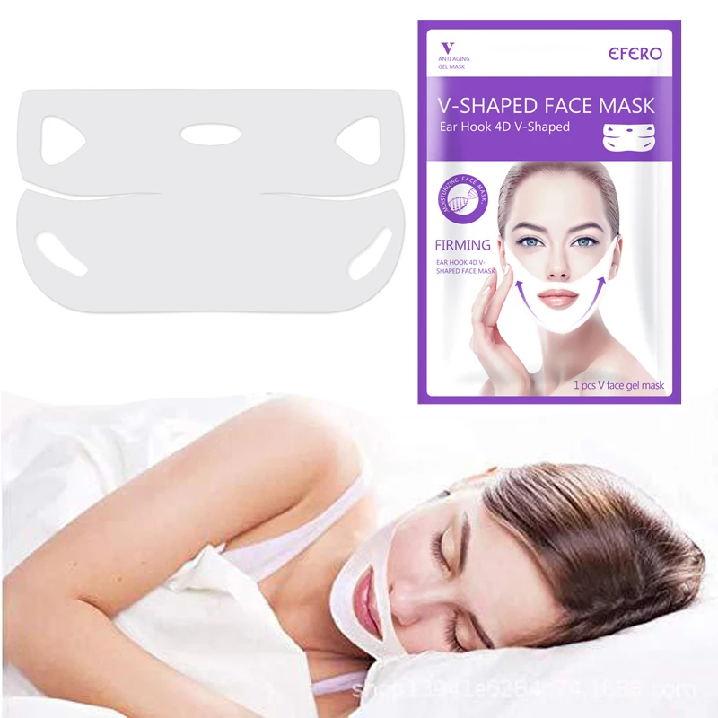 

1/3 Pcs V Line Mask 4d Face Lifting Mask Miracle V-shaped Slimming Mask Double Chin Reducer Lift Patch Face Firming Tool TSLM1