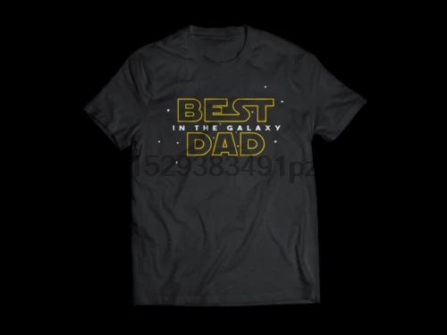Футболка Best Dad In The Galaxy-Звездная Вселенная День отца войны битва | Мужская одежда