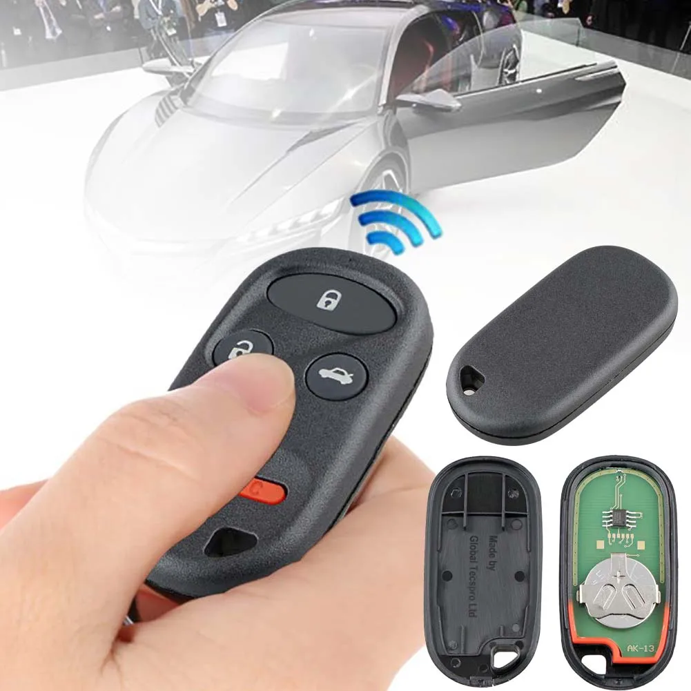 4 Buttons Repalcement Key Case For 1998-2002 Honda Accord Car Keyless Entry Remote Fob Shell Cover FCC ID: KOBUTAH2T | Автомобили и