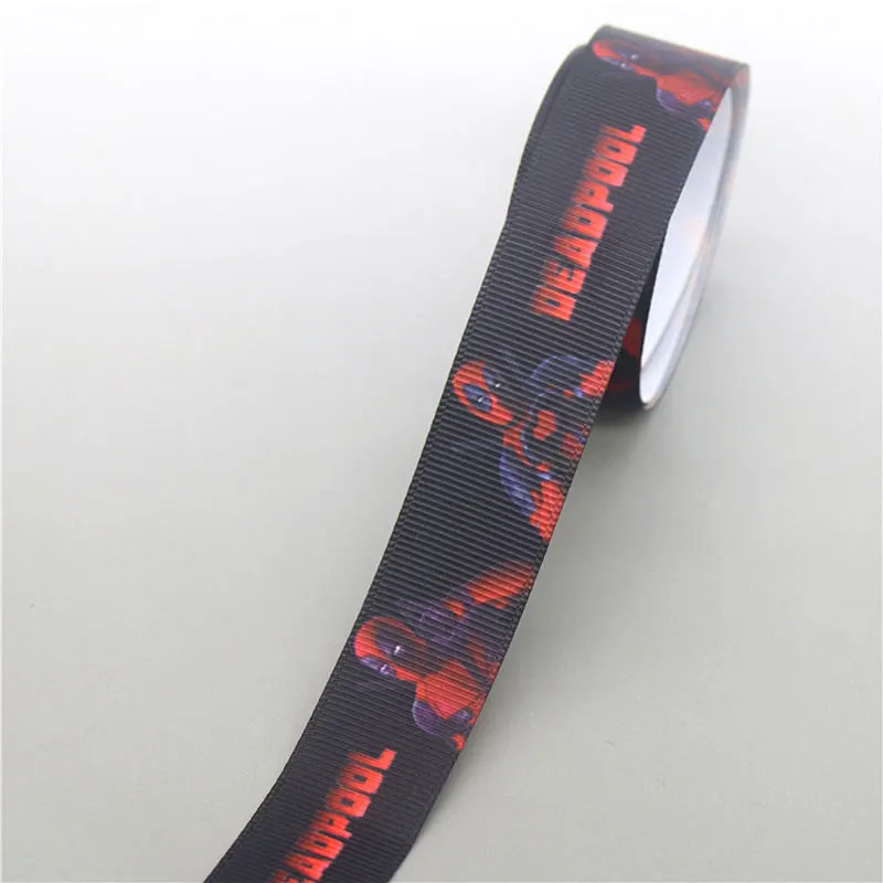 10148 DHK 5 ярдов герой напечатанный Grosgrain ленточный аксессуар Hairbow головной убор украшение «сделай сам» оптом OEM C1738 - Цвет: 10148