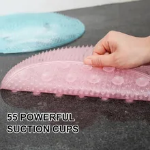 Силикагель ленивые ноги трение Нескользящая Ванна безопасность присоска сильный захват коврик для ванной и душа подушка для массажа ног