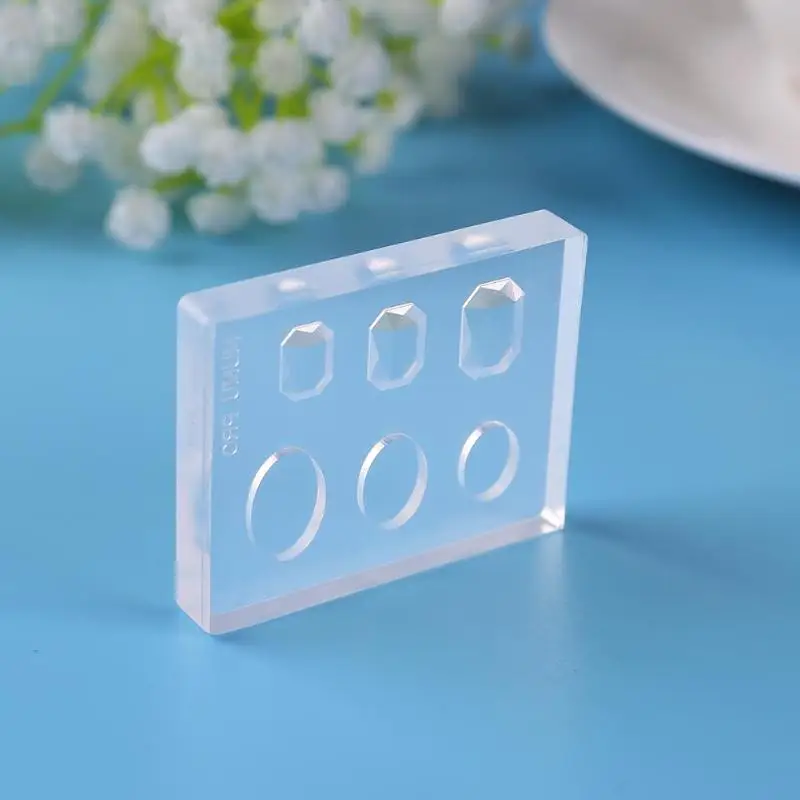 DIY дизайн, геометрические Стразы, силиконовый шаблон для ногтей, форма, гель для красоты, 3D акриловая Форма для украшения ногтей, наклейки