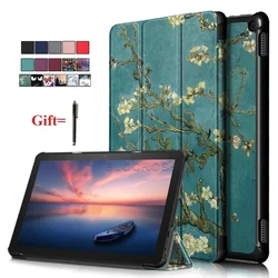 Étui Ultra mince pour Kindle Fire HD 10, Coque pour tablette de 11e génération, 2021, HD 10 Plus, avec stylo magnétique intelligent 