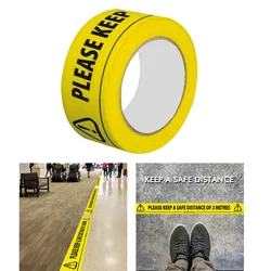 1 Roll floor Warning Tape Isolation Mark Tape Sticker Danger Caution Fragile Barrier Remind DIY Sticker Work Safety Adhesive Tap