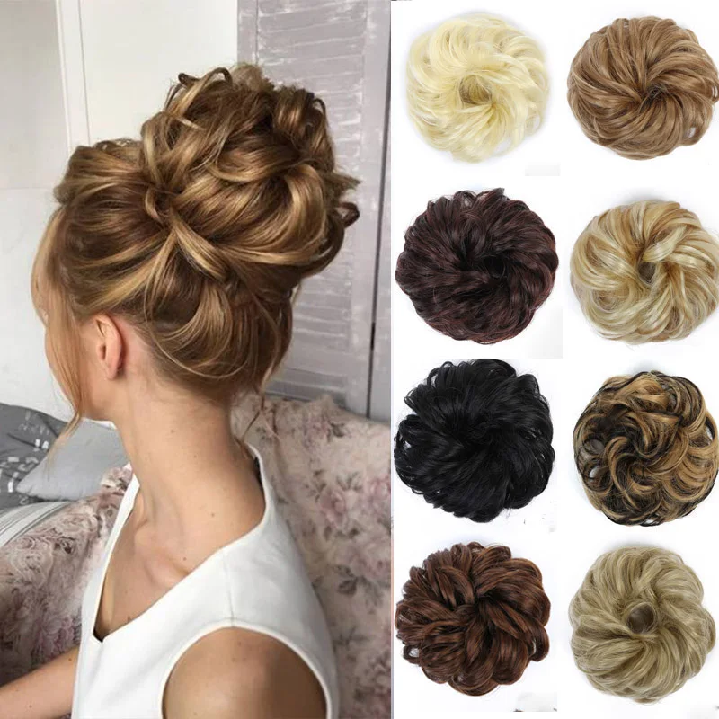 Вьющиеся волосы манвэй, Scrunchie, синтетические волосы, scruches, веревка, Натуральные Искусственные волосы, пучок, вьющиеся волосы для наращивания, мода|Синтетический шиньон| | АлиЭкспресс
