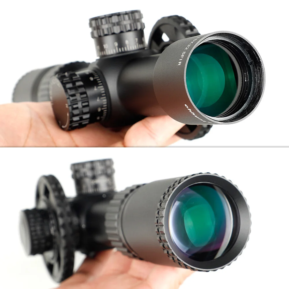Ohhunt LR 2,75-15X32 SFIR охотничий прицел боковой Параллакс стекло гравированное сетка Красное освещение револьверный замок Сброс прицел