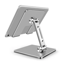 Tablet Stand Aluminum Desktop Adjustable Stand Foldable Phone Holder For iPad Pro 12.9 11 Air Mini 2020 iPhone Samsung Xiaomi