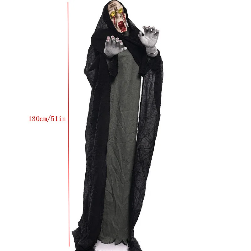 Cosplay&ware Halloween Decoration Electric Horror Toys Housekeeper Witch Standing Ghosts Home Haunted Bar Doorway -Cosplayware Store H486a0b7e217a4f0995f38d31c1dae627v.jpg