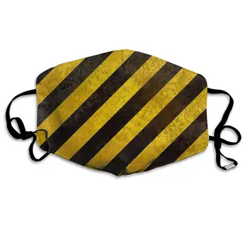 

Garde Art Studio Cute Fashion Reusable Earloop Half Face Dust Proof Mouth Mask - Washable Outdoor Sports Mouth Mask Yellow Black