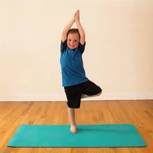 Для маленьких детей, маленький размер Нескользящие 6 мм ПВХ пена yoga коврик с принтом