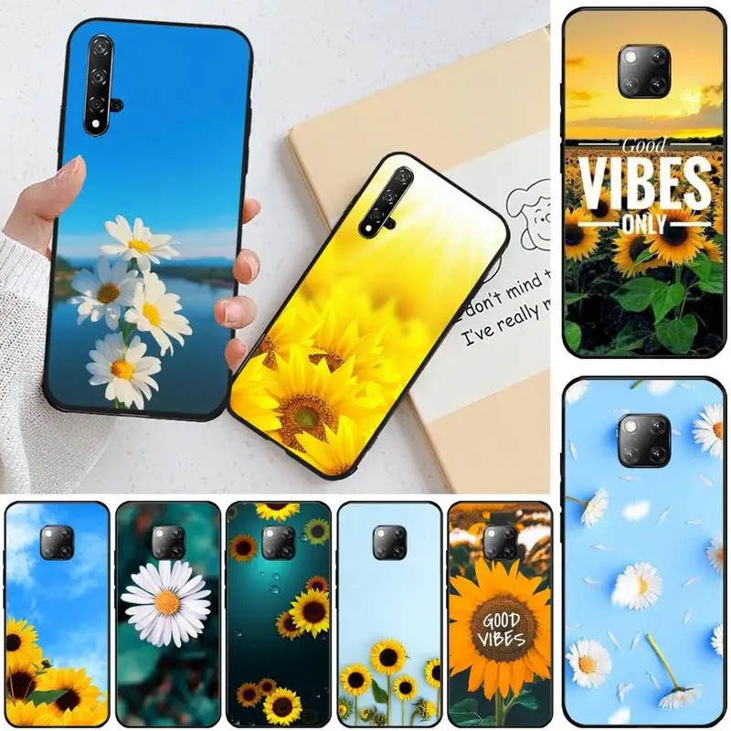 Хризантема чувства DIY чехол для телефона с рисунком Honor 20 20lite view20 7C 8C 7A 8A 10i 20i PLAY 9X