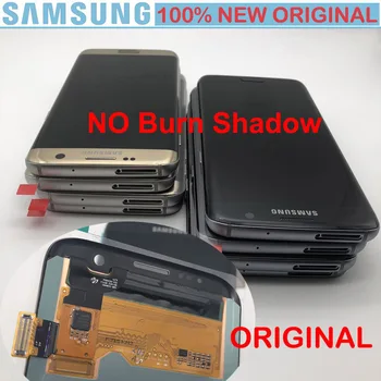 

NO Burn Shadow 5.5'' AMOLED LCD Display Repair With Frame For Samsung Galaxy S7 Edge G935 G935F G935FD Digitizer Touch Screen
