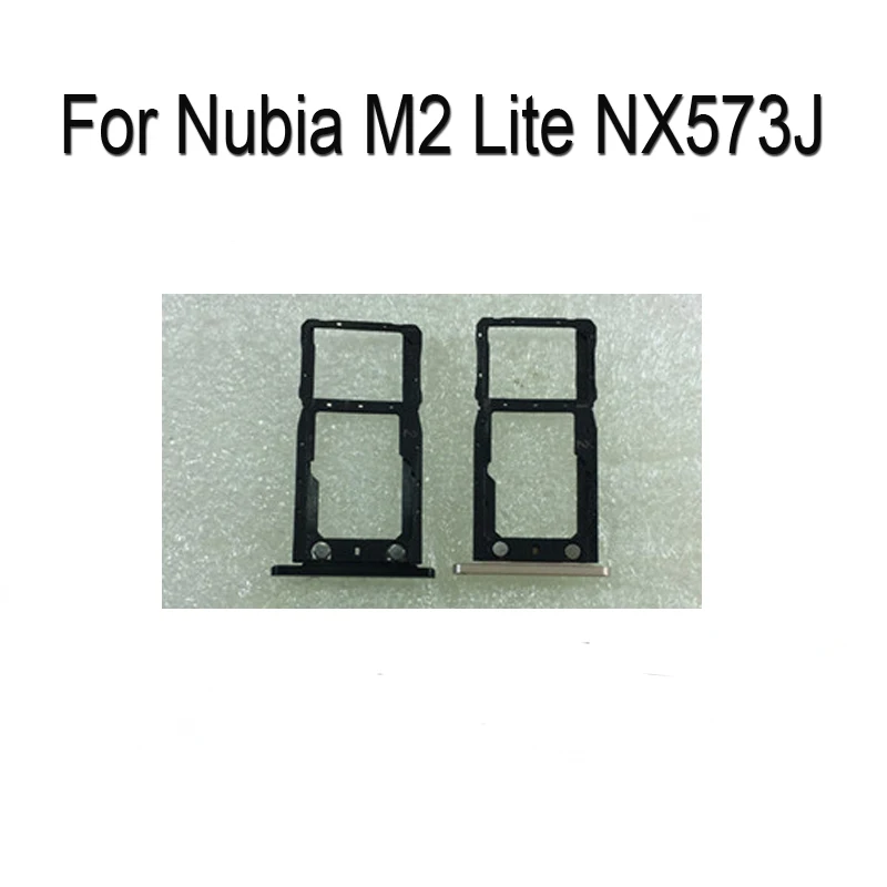 Серебряный лоток для сим-карты для zte Nubia M2 Lite NX573J лоток для карт SD Держатель sim-карты ящик для sim-карты запчасти