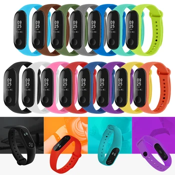 

Gosear 15PCS Wristband Watch Strap Wrist Band Belt for Xiaomi Mi Band 3 4 Mi3 Mi4 Band3 Band4 Smart Watch Bracelet Accessories