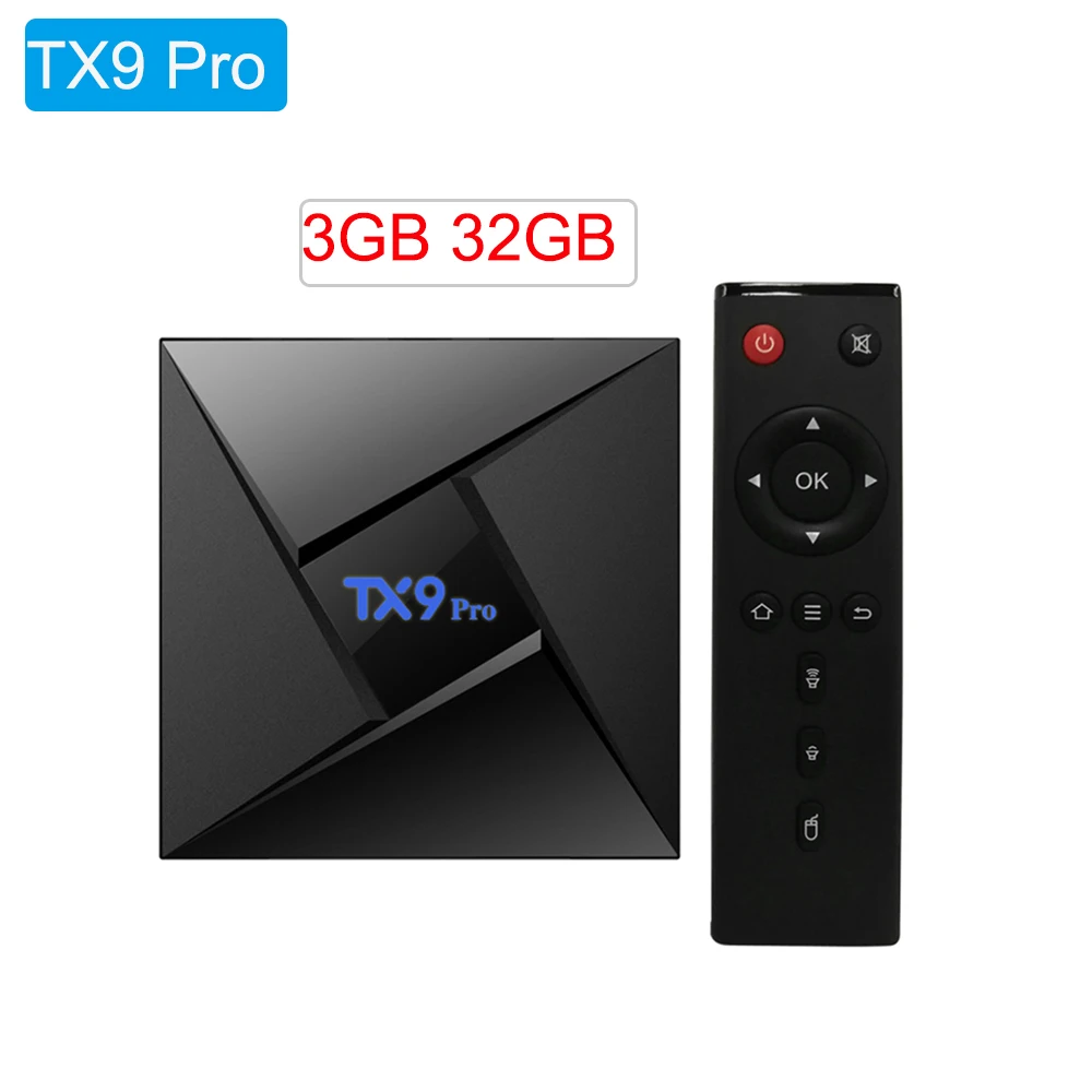TX9 Pro tv Box Android box Amlogic S912 Восьмиядерный 3 ГБ 32 ГБ двойной Wi-Fi поддержка 4K HD Bluetooth 4,1 телеприставка PK X92