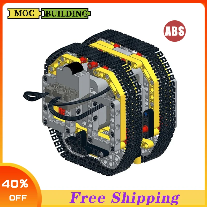 기술 창의력 MOC 빌딩 블록 리모컨 컴팩트 탱크 조립 모델, DIY 기술 과학 벽돌 장난감 선물