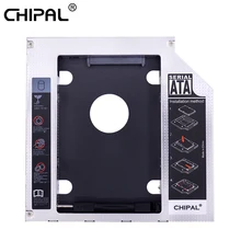 CHIPAL Универсальный SATA 3,0 2nd HDD Caddy 9,5 мм для 2," 2 ТБ SSD корпус жесткого диска с светодиодный для ноутбука ODD cd-rom DVD-ROM