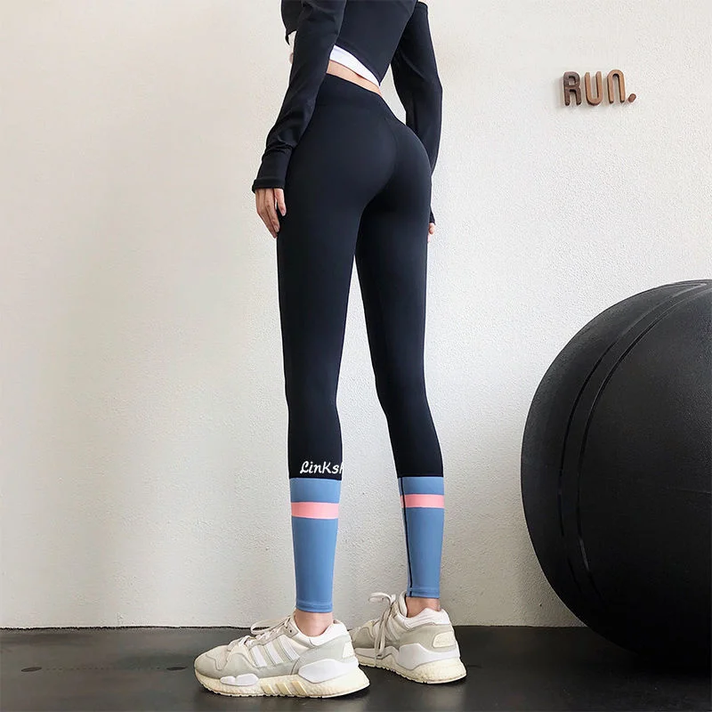 

Leggings Women Fitness Yoga High Waist Yoga Pants Women's Red Pants Sports Training Elastic Pants Pantalones De Mujer Leggins