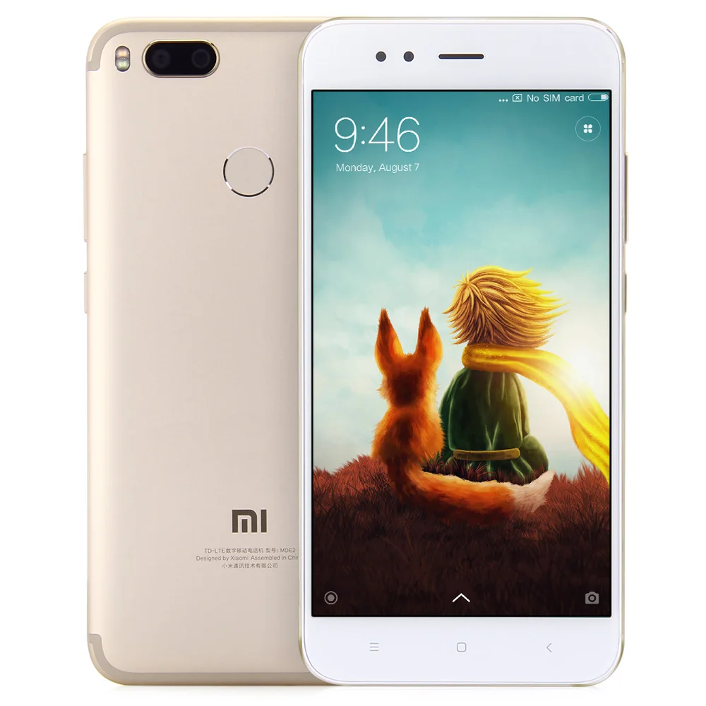 

Xiaomi Mi A1 4G Phablet Global Version 5.5 inch Android One Snapdragon 625 2.0GHz Octa Core 4GB RAM 32GB ROM 3080mAh Battery Dua