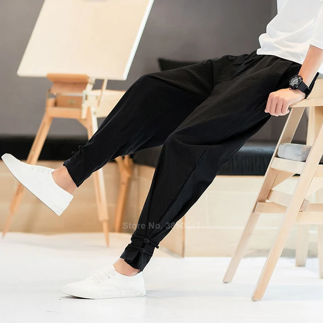 일본 스타일 바지 사무라이 의상