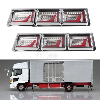 

LED Tail Lights Lamp For Isuzu Mitsubishi UD hino Trailer Truck lorry Brake Stop Turn Signal Warning Light Sequential Flowing