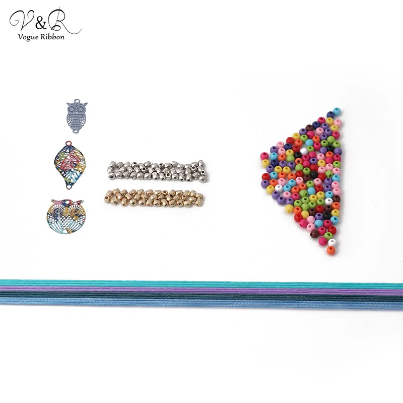 

DIY Handmade Jewelry Making Tassel Bead Ball Charms Pendants Bracelet Set Accessories Components Decoration Fashion DIY-005
