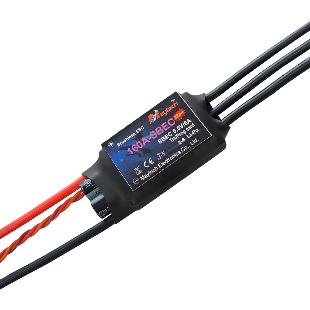 Maytech RC ESC Регулятор скорости 160A для самостоятельной сборки фотокоптер прочные