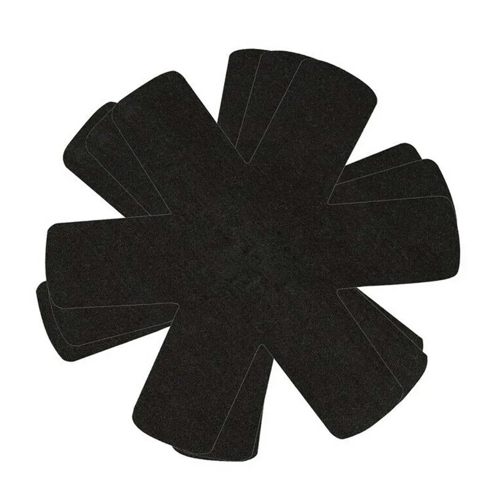 3 5 8pcs Pot Holder Divider Pad Home Kitchen Table Separate Pan Protector Reusable Placemat Anti Scratch Non-woven Heatproof