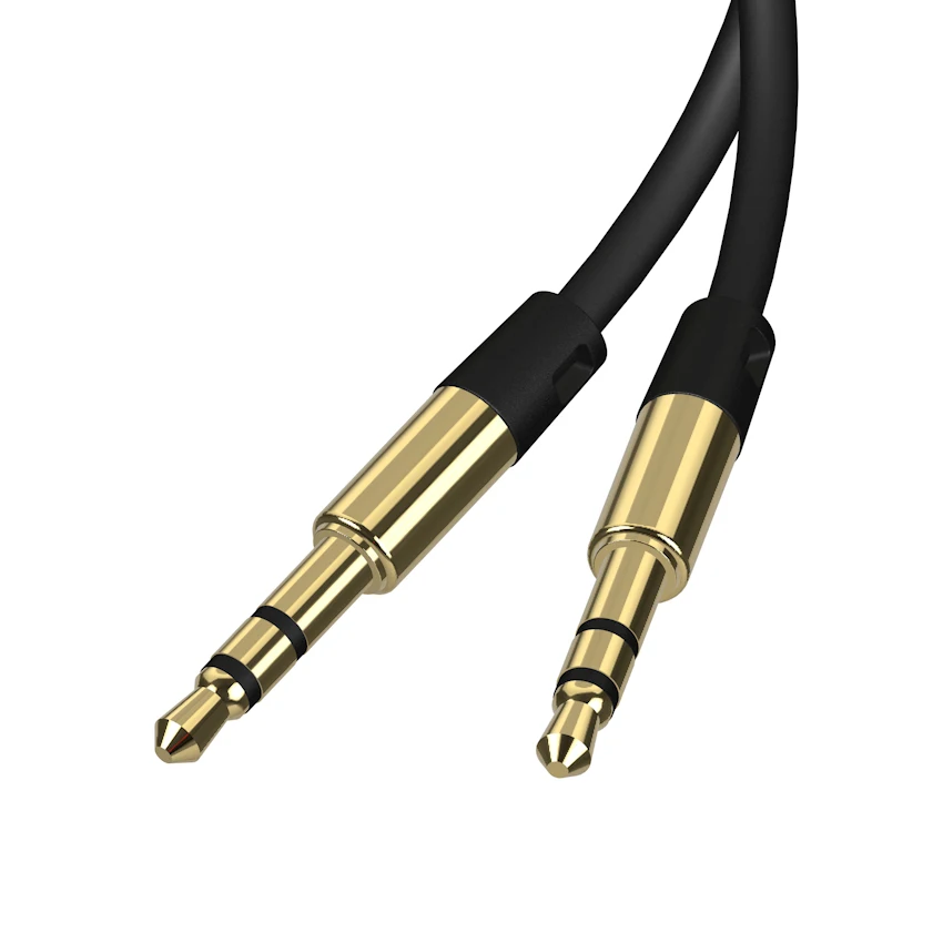 1m 3 5mm Aux Cable Gold Plated Jack Audio Cables for MP3 4 Car Headphone Phone Speaker Auxiliary Cord 100pcs